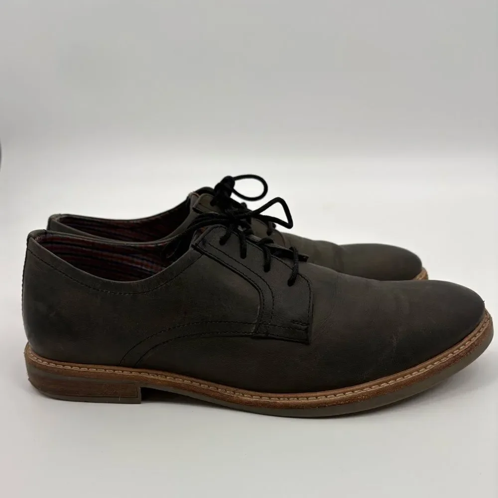 Ben Sherman | Men's Leather Birk distressed Dress Shoes | size 10